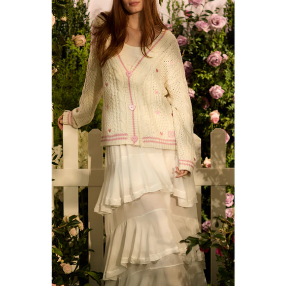 Taylor Swift Size M L Cardigan Lover Hearts Swiftie Valentines Present - Picture 10 of 12